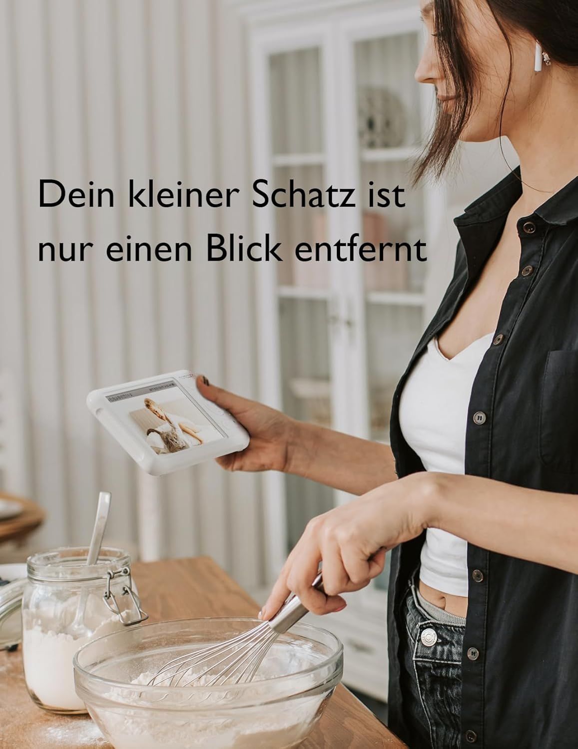 Momcozy Babyphone mit Kamera 5 Zoll 1080P HD-Video Babyphone