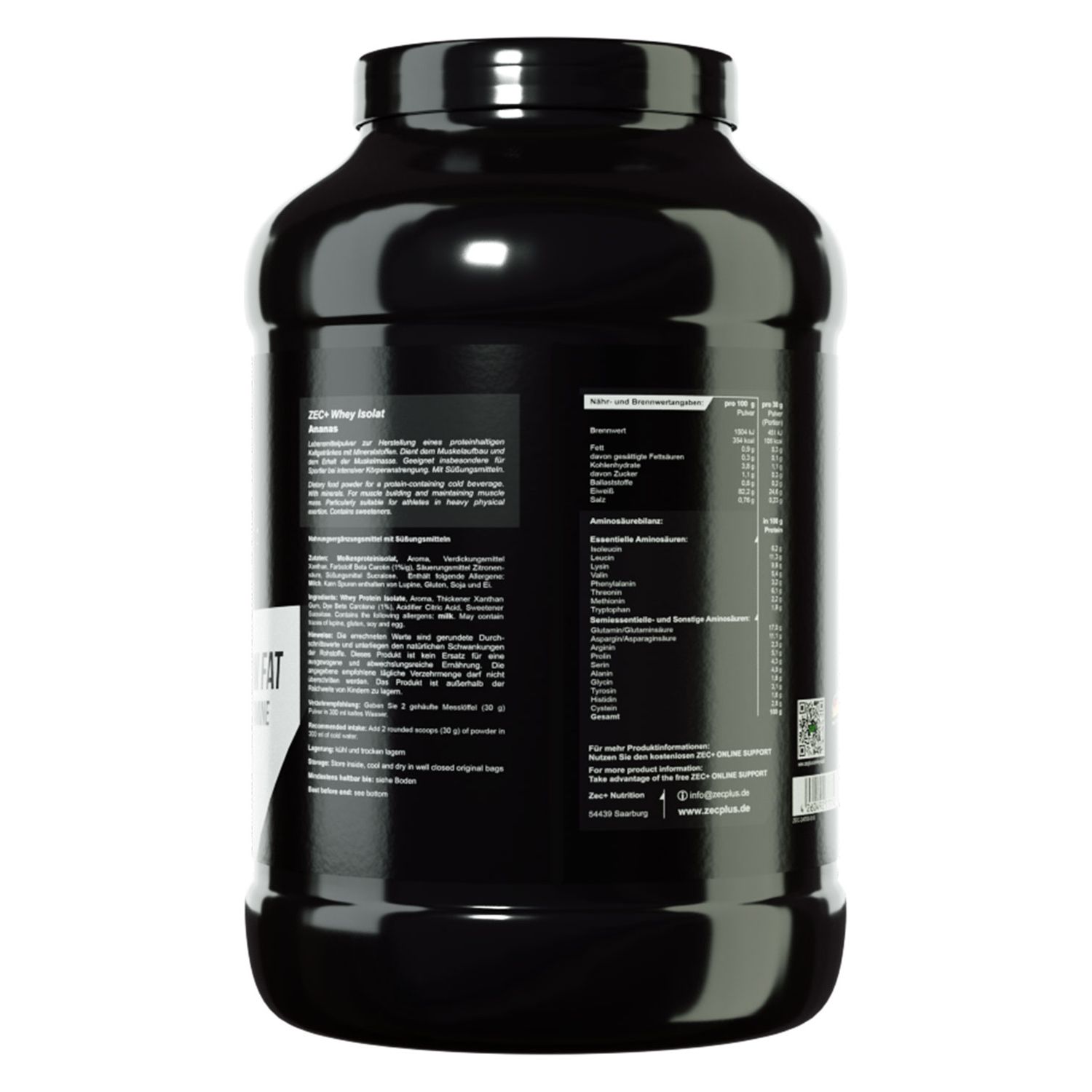 Zec Whey Isolat Protein Eiweiß Ananas 2500 G Shop Apotheke