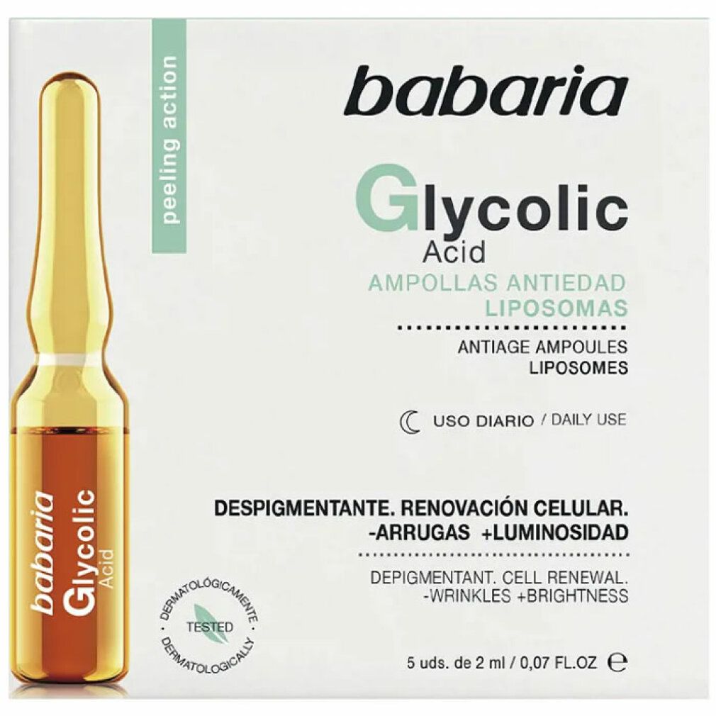 Babaria Glycolic Acid Cell Renewal Ampoules 5 x