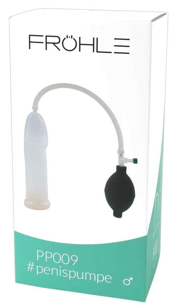 Fröhle PP009 anatomische Penis Pumpe Slim Fit im Karton.