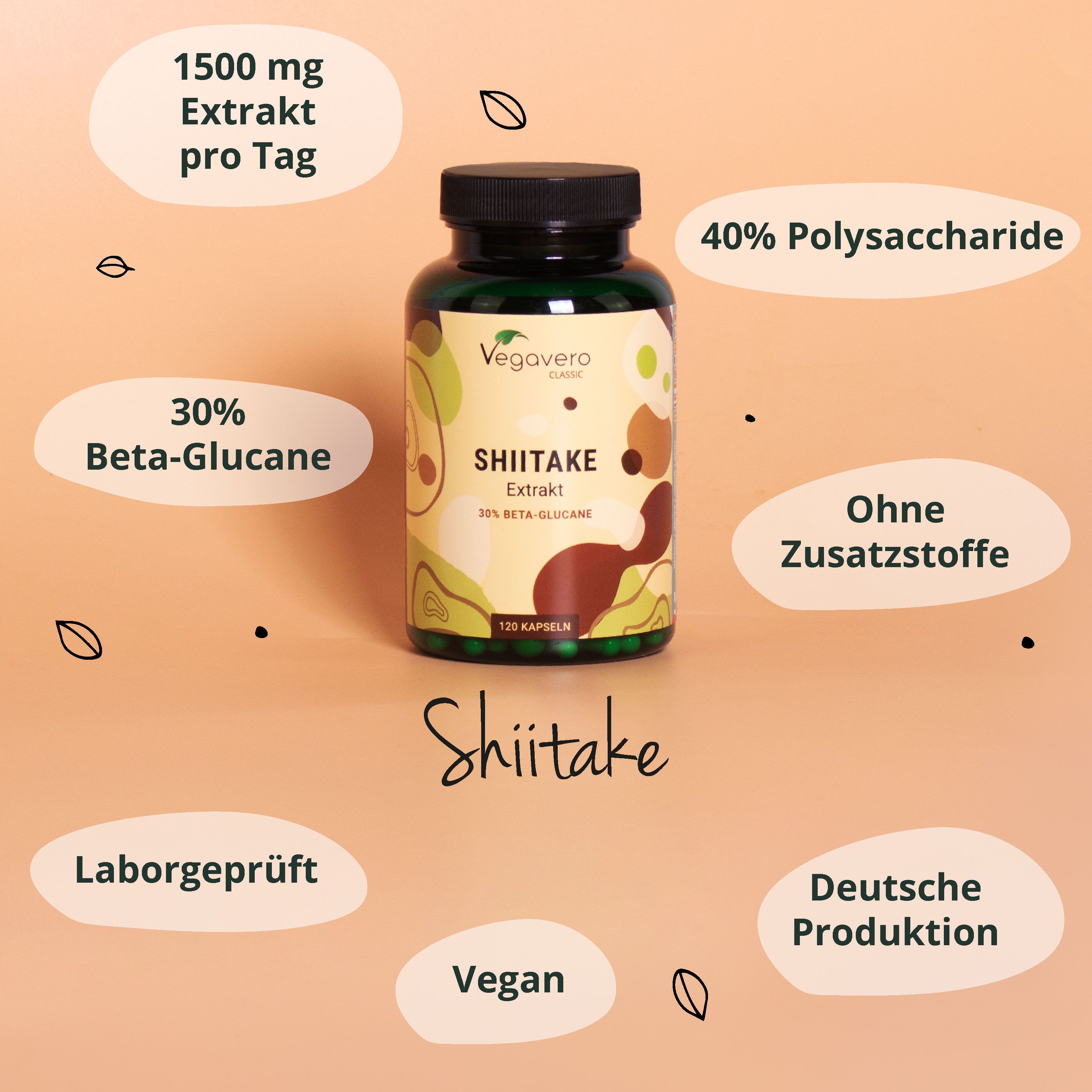 VEGAVERO Shiitake Extrakt