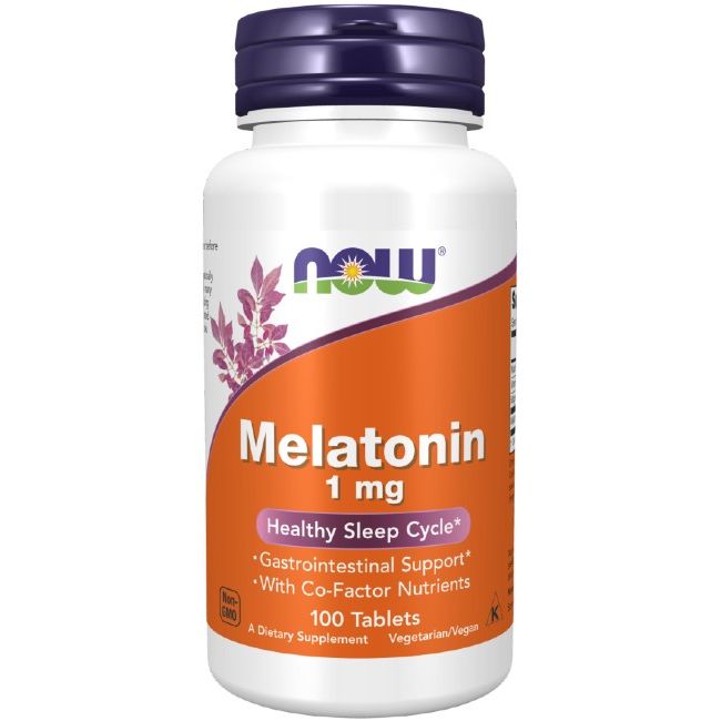 Now Foods Melatonin 1 mg 100 Tabletten