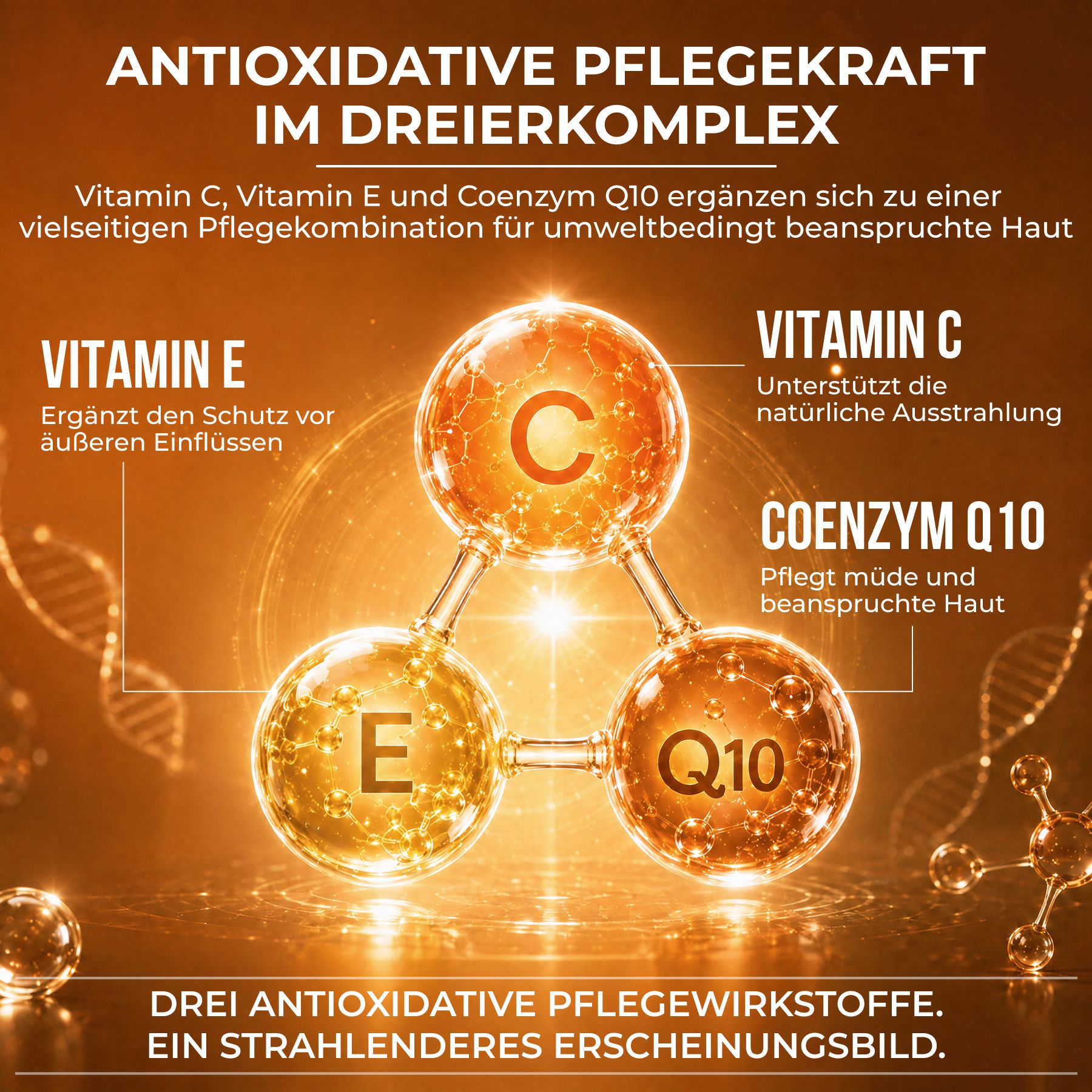 P-beauty Gesichtsserum mit Peptide Hyaluronsäure Retinol Vitamin C E