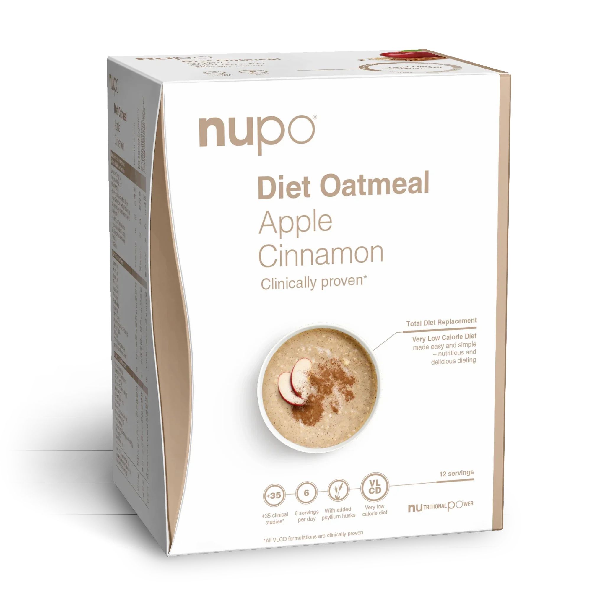 nupo Diet Oatmeal Apple Cinnamon