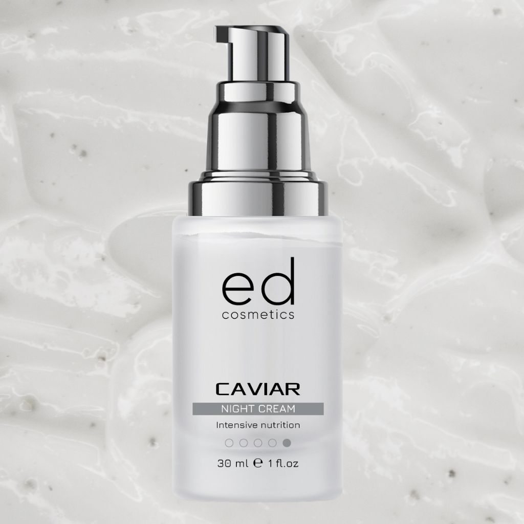 ED COSMETICS Caviar Nachtpflege – Lifting -ANTI-AGING - Konzentrat für reife & trockene Haut