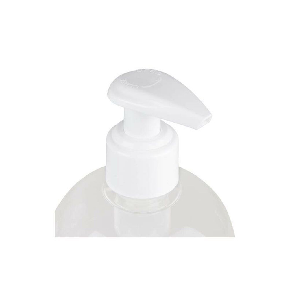 Nahaufnahme des Pumpkopfes einer EasyGlide Gleitmittel-Flasche.