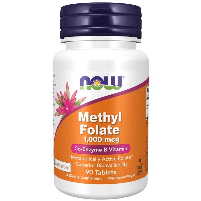 Now Foods Methylfolat 1000 mcg 90 Tabletten