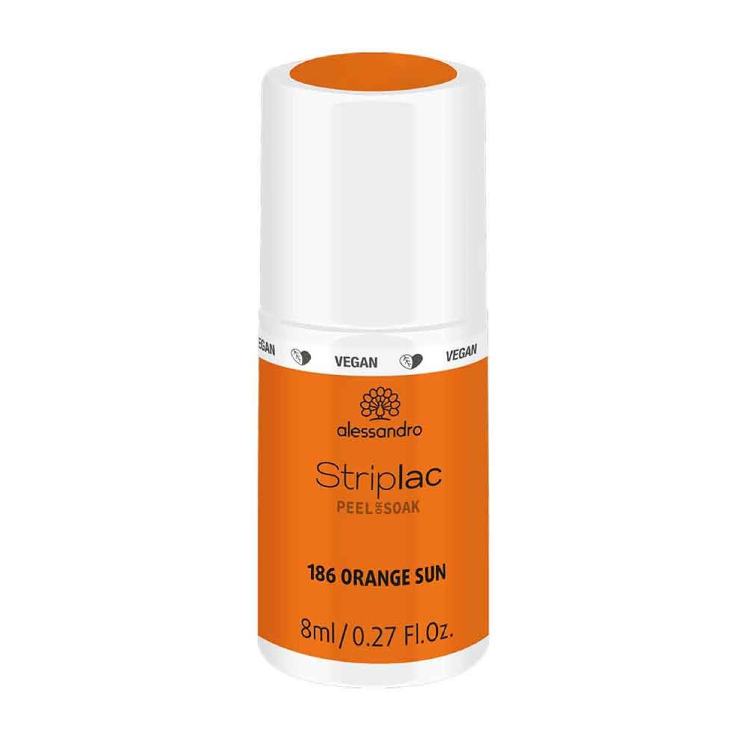 Alessandro International Alessandro International - StripLac - Peel or Soak Nr. 186 Orange Sun 8 ml