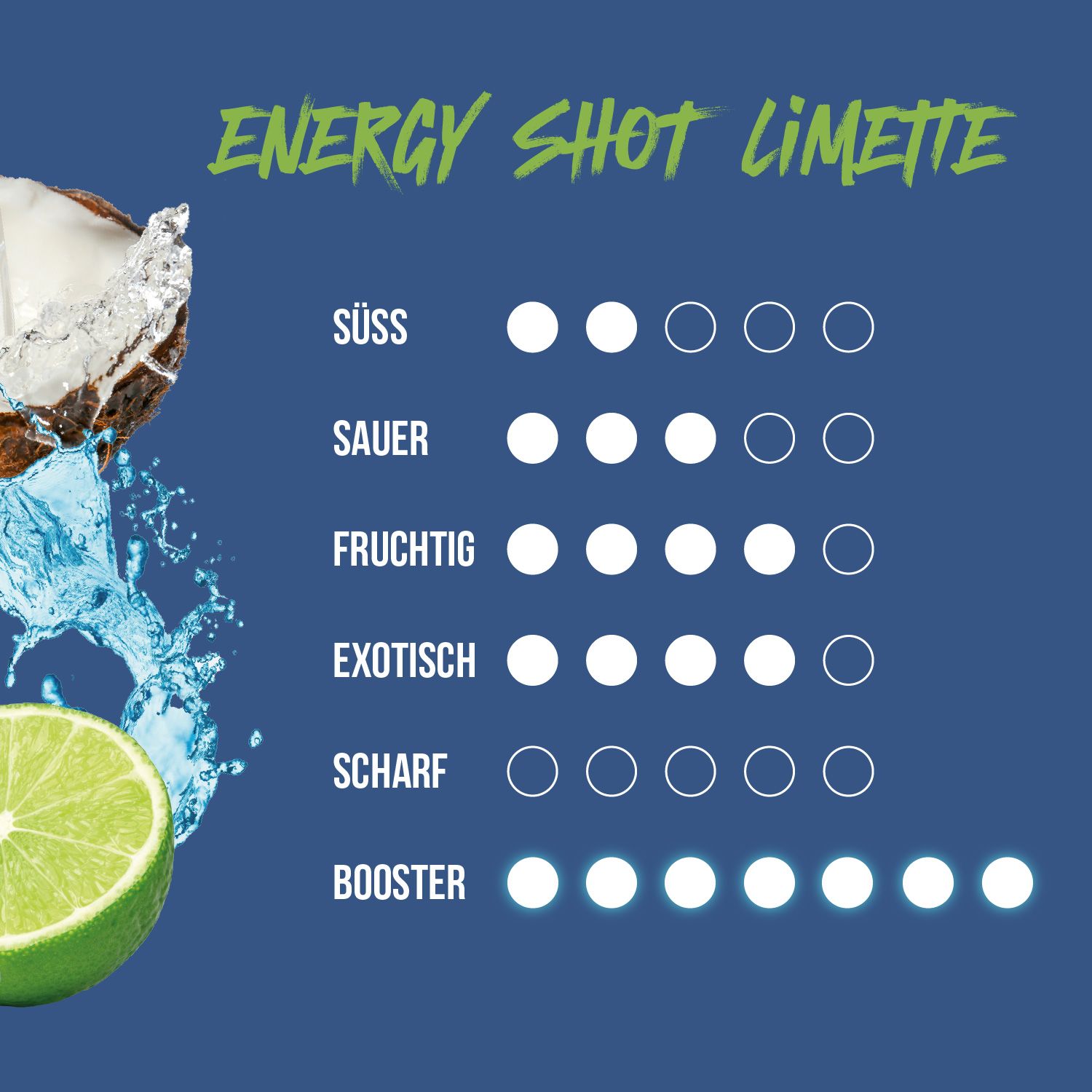 Kraftling Ljubav Energy Shot  Limette