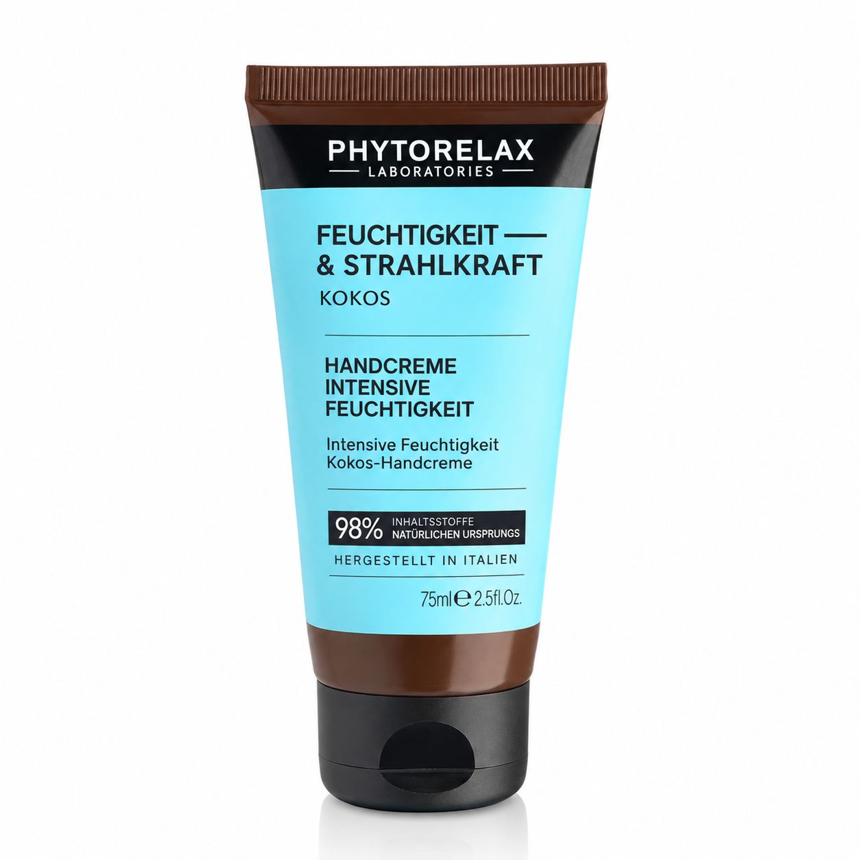 Handcreme-Tube mit Kokosduft, 75ml.