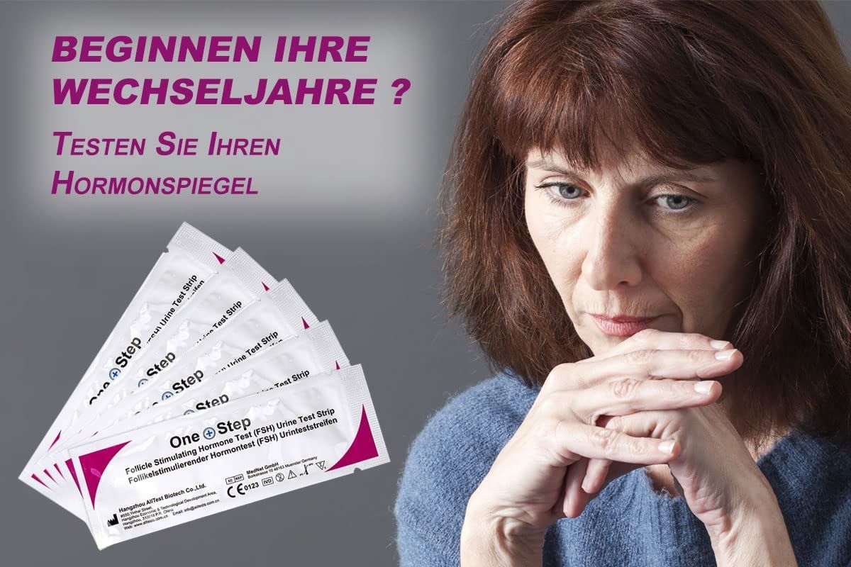 One+Step Menopause Test - FSH Test für die Wechseljahre - Prüfung der Meno Balance