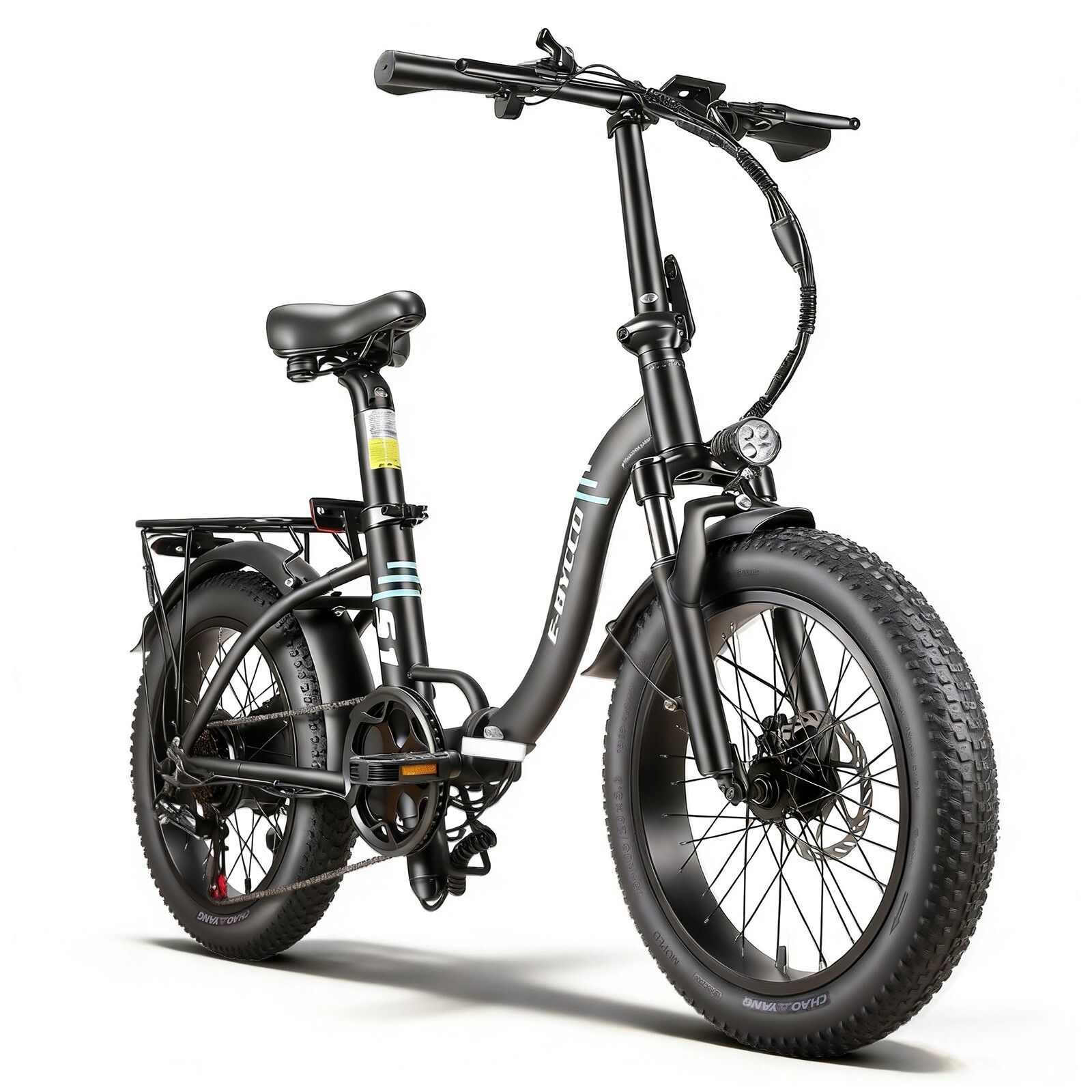 E·Bycco S1 Faltbares E-Bike, 36V 10,4Ah Akku, Shimano 7-Gang-Schaltung