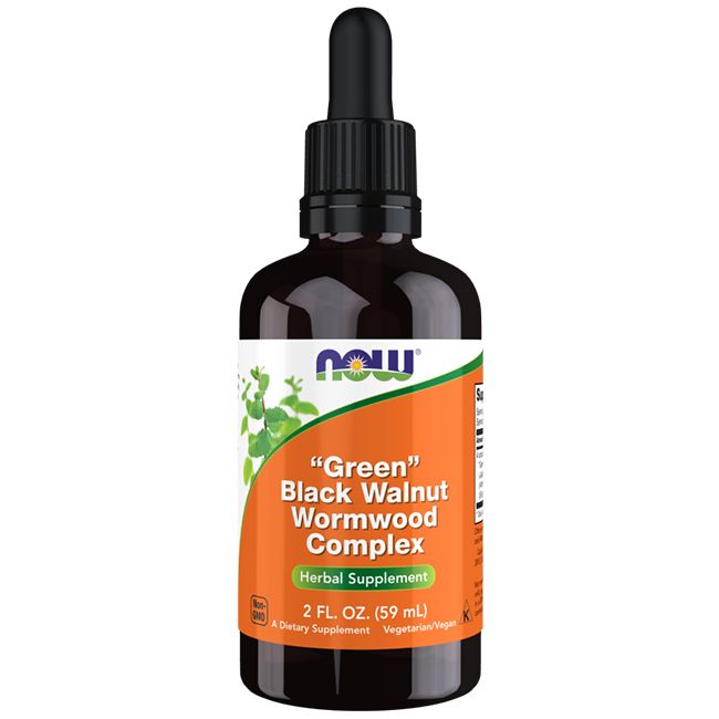 Now Foods "Grüner" Schwarzwalnuss-Wermut-Komplex 2 fl. oz. Flüssigkeit