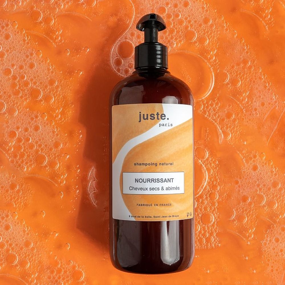 Flasche mit Pumpspender, Shampoo für trockenes Haar.