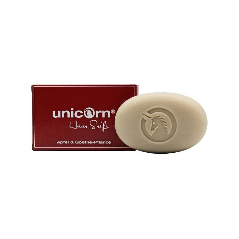 Unicorn - Haarseife Apfel-Goethepflanze