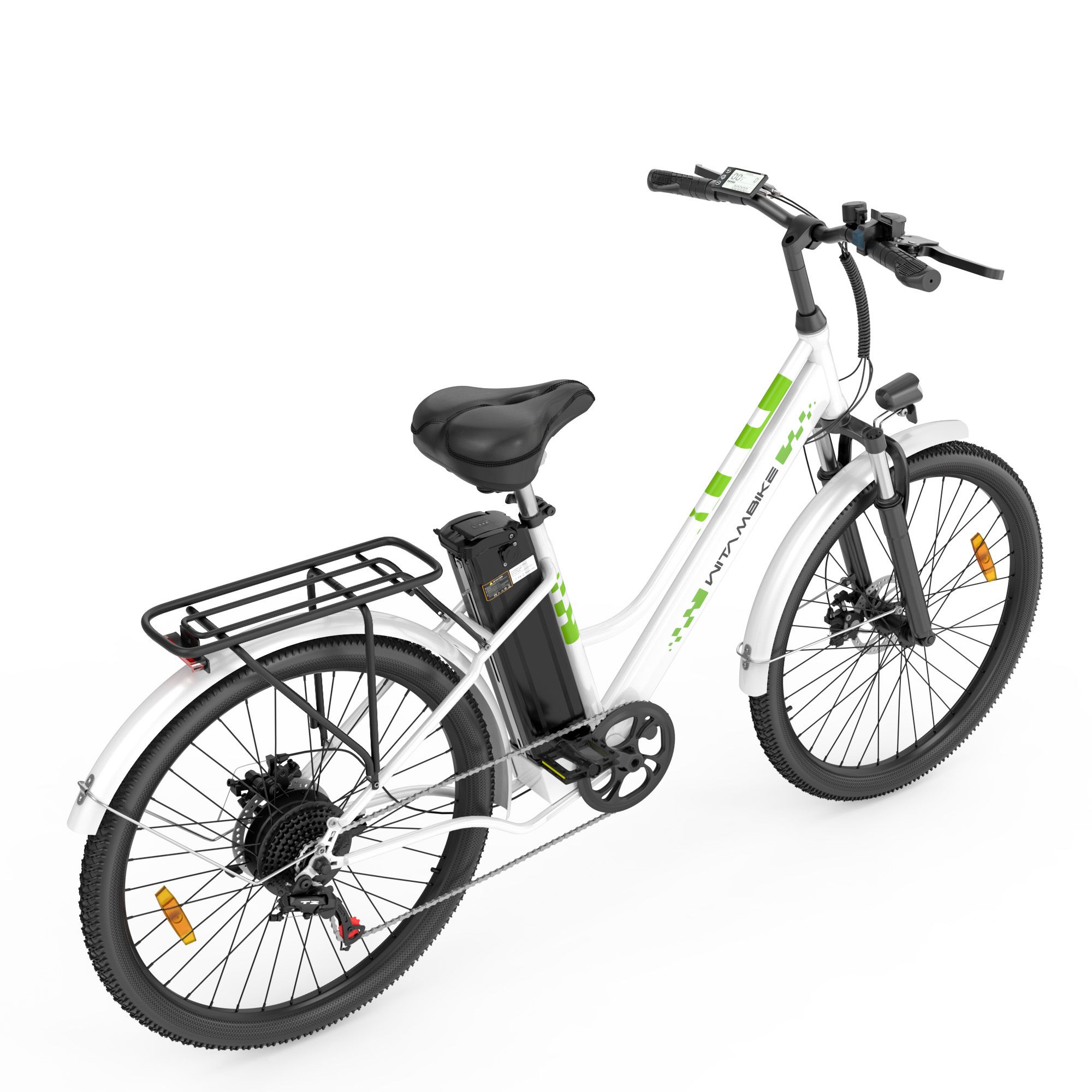 WITAMBIKE C26 E-Bike für Pendler, 36V 15Ah herausnehmbarer Akku