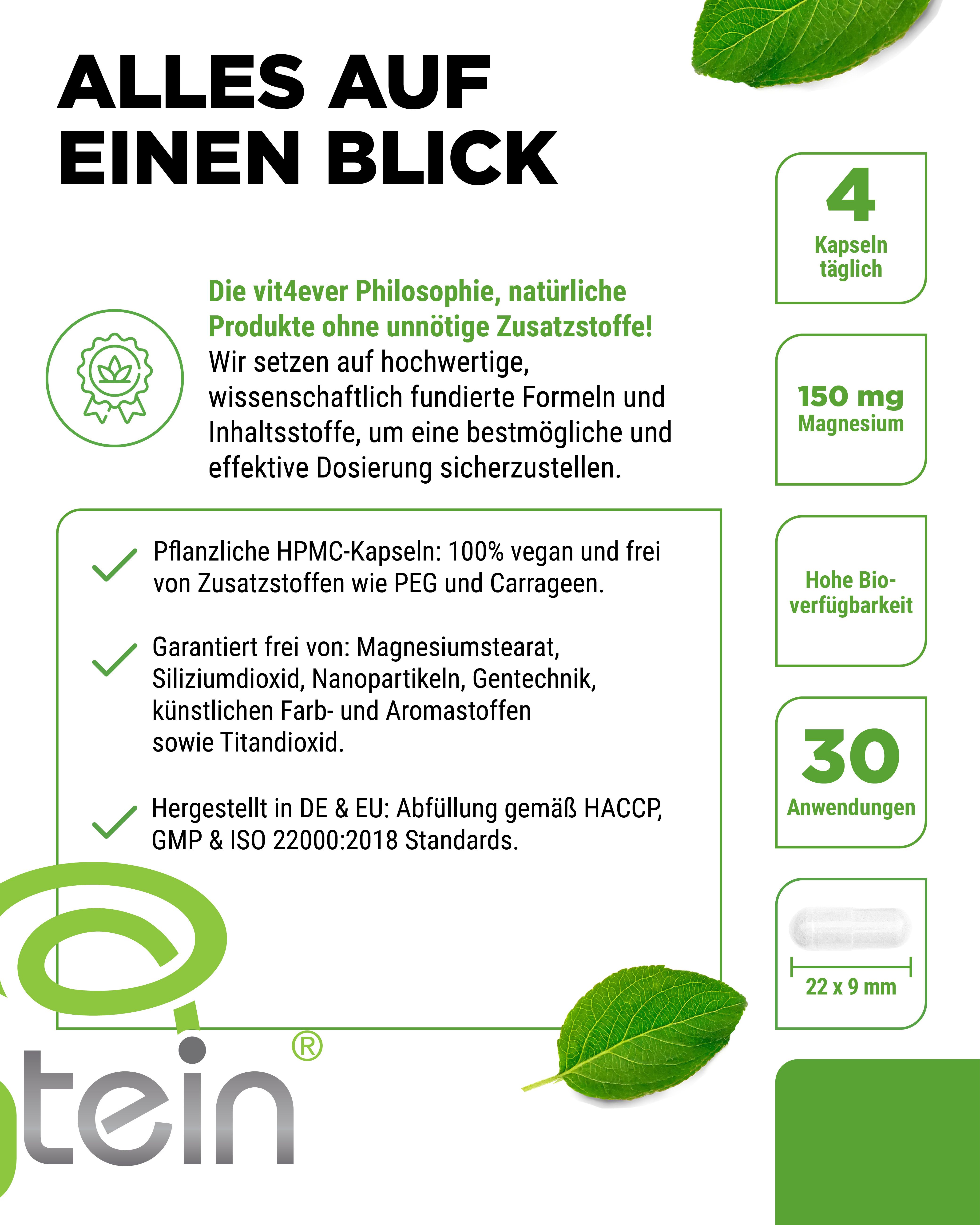 vit4ever Magnesium L-Threonat (Magtein®)