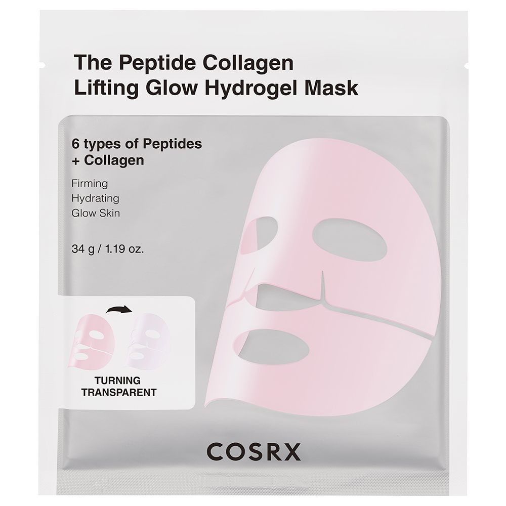 Verpackung der Peptide Collagen Lifting Glow Hydrogel Mask.