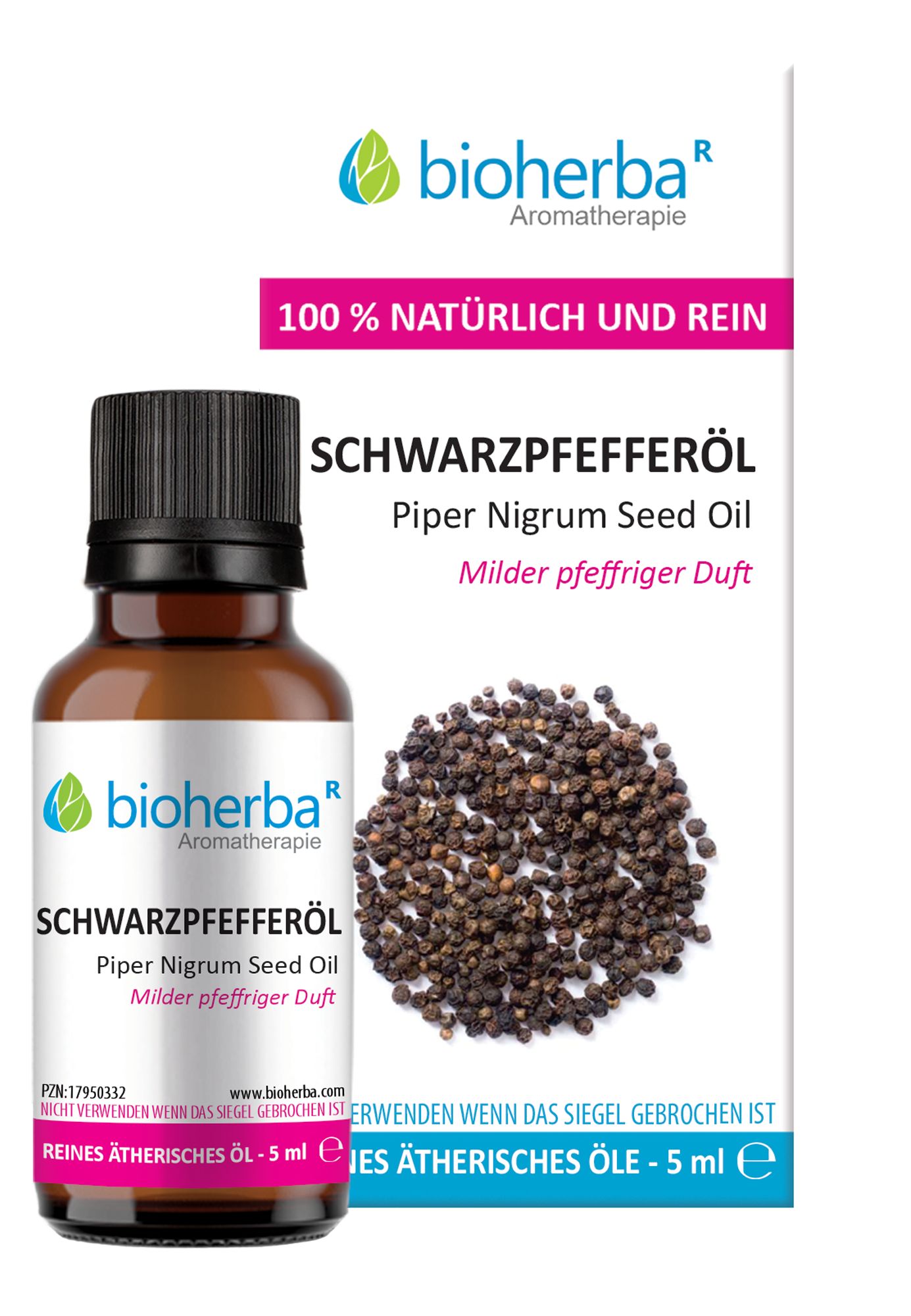 Bioherba Schwarzpfefferöl Reines ätherisches