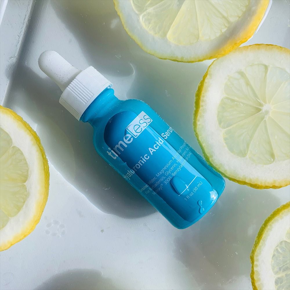 TIMELESS SKIN CARE Hyaluronic Acid + Vitamin C Serum Moisturizing Face Serum
