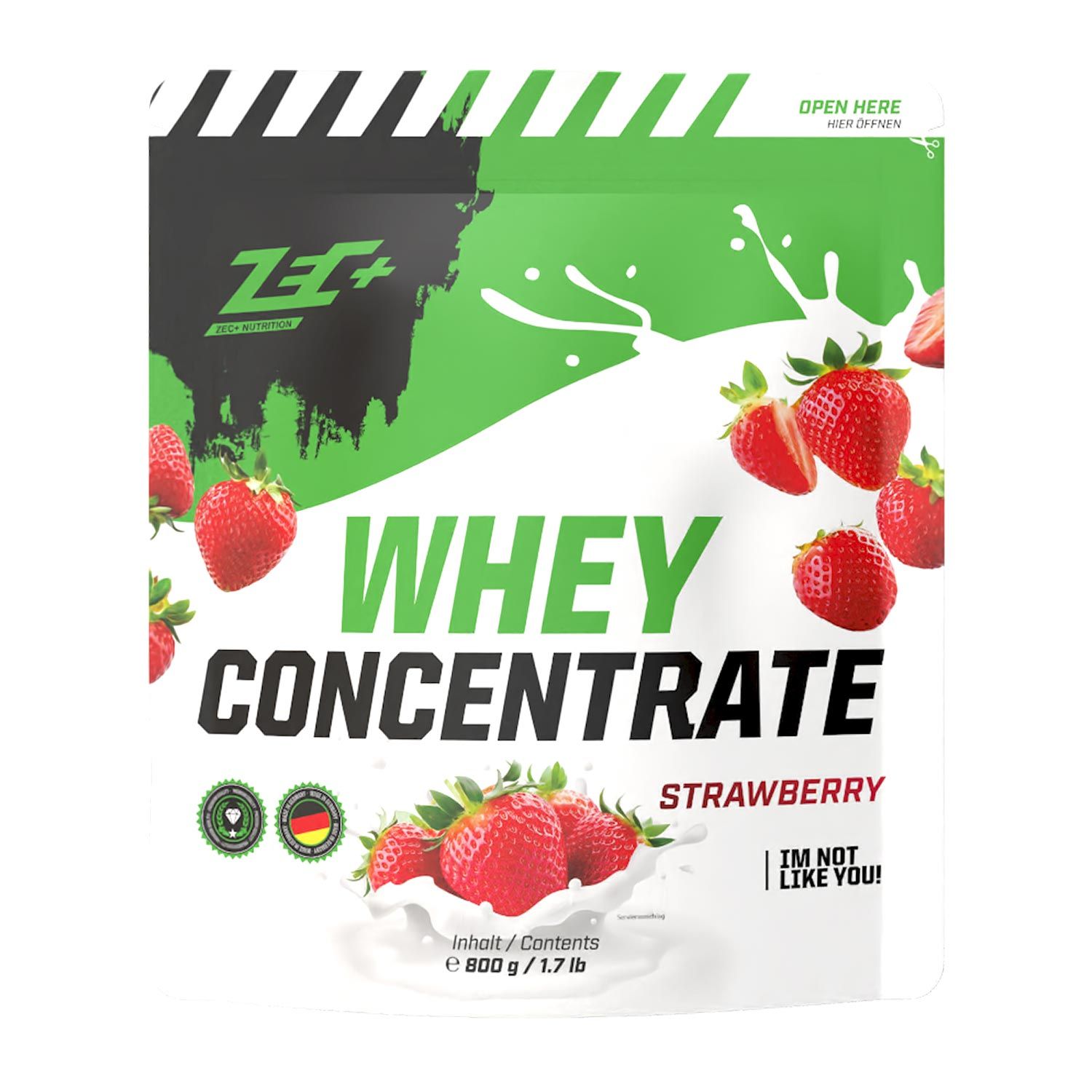 ZEC+ WHEY CONCENTRATE Erdbeere