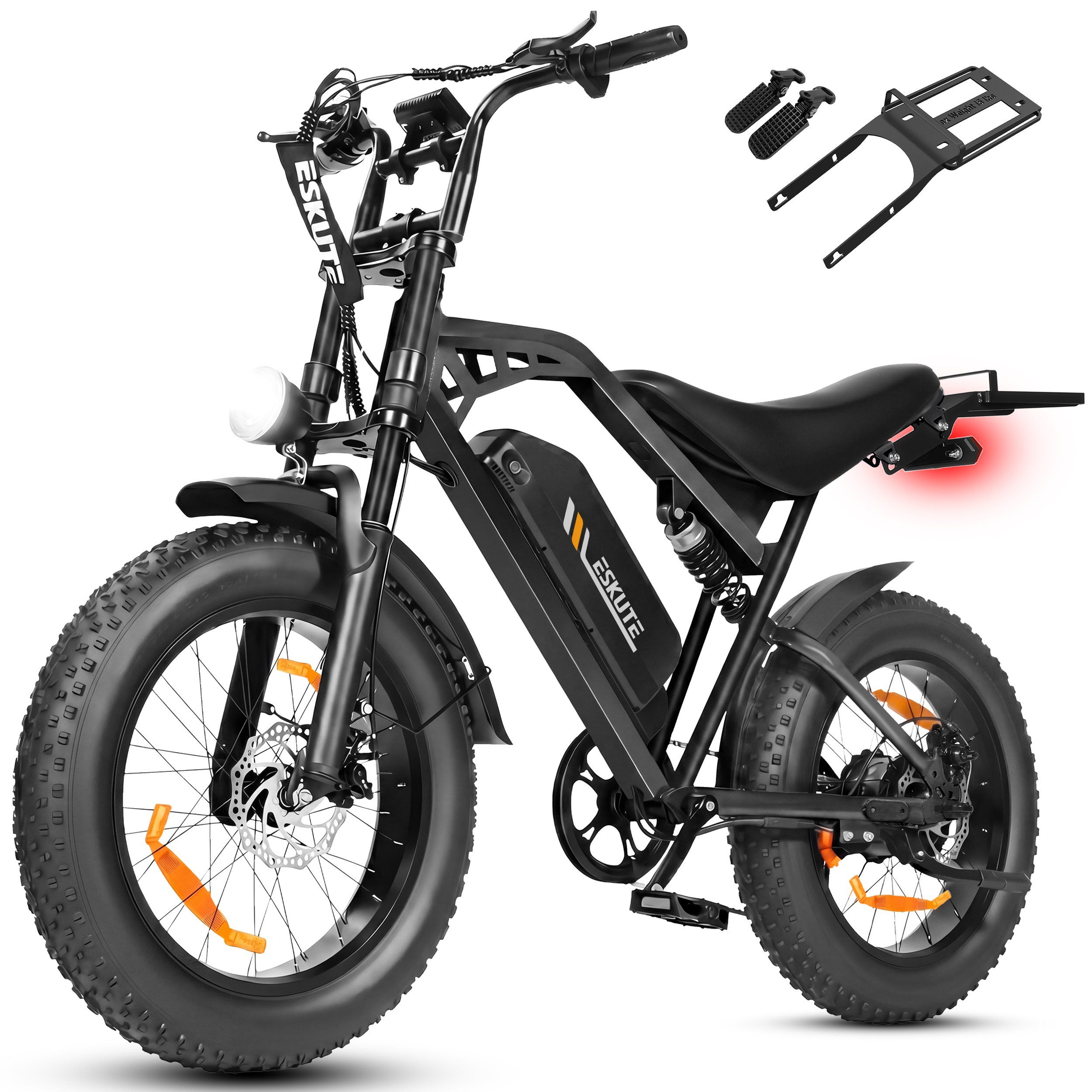 ESKUTE V202 Offroad-Elektrofahrrad, 48V 20,8Ah Akku