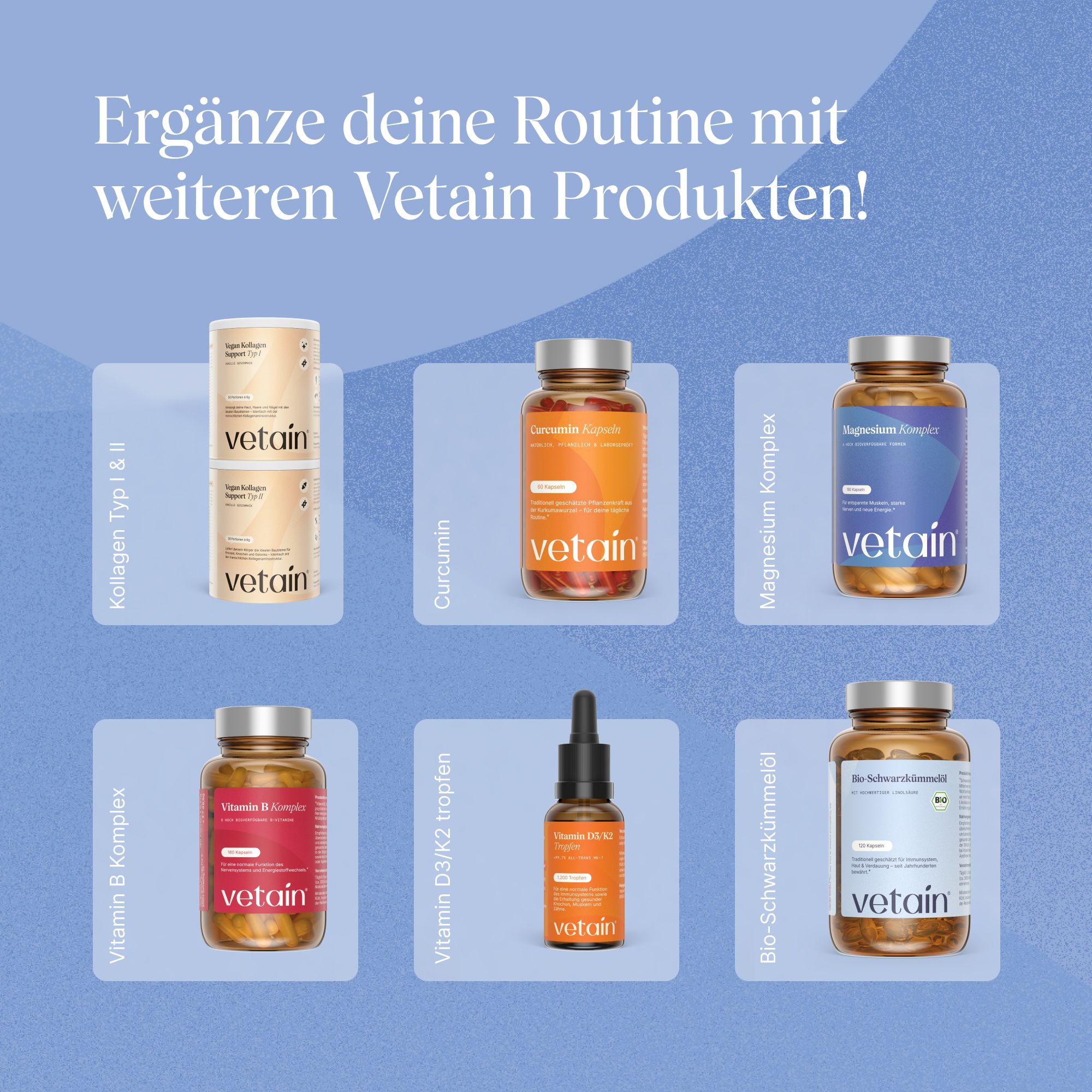 VETAIN L-Glutamin Pulver und weitere VETAIN Produkte.