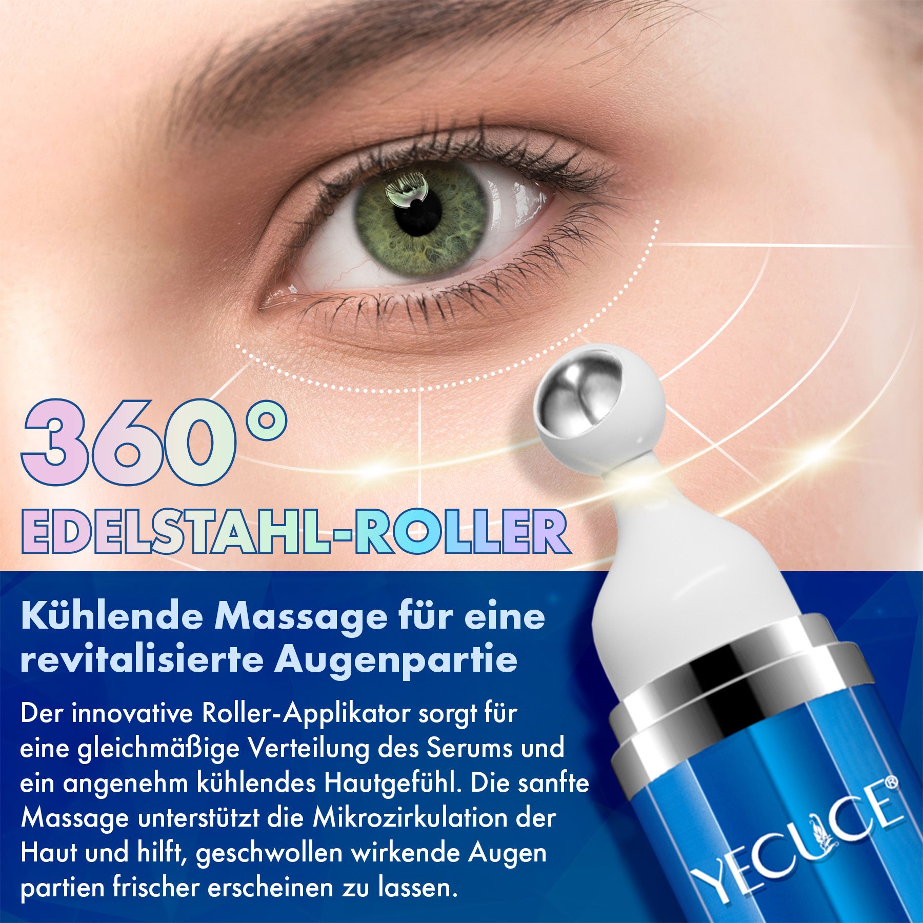 ALIVER Augenserum gegen Augenringe mit Retinol und Koffein