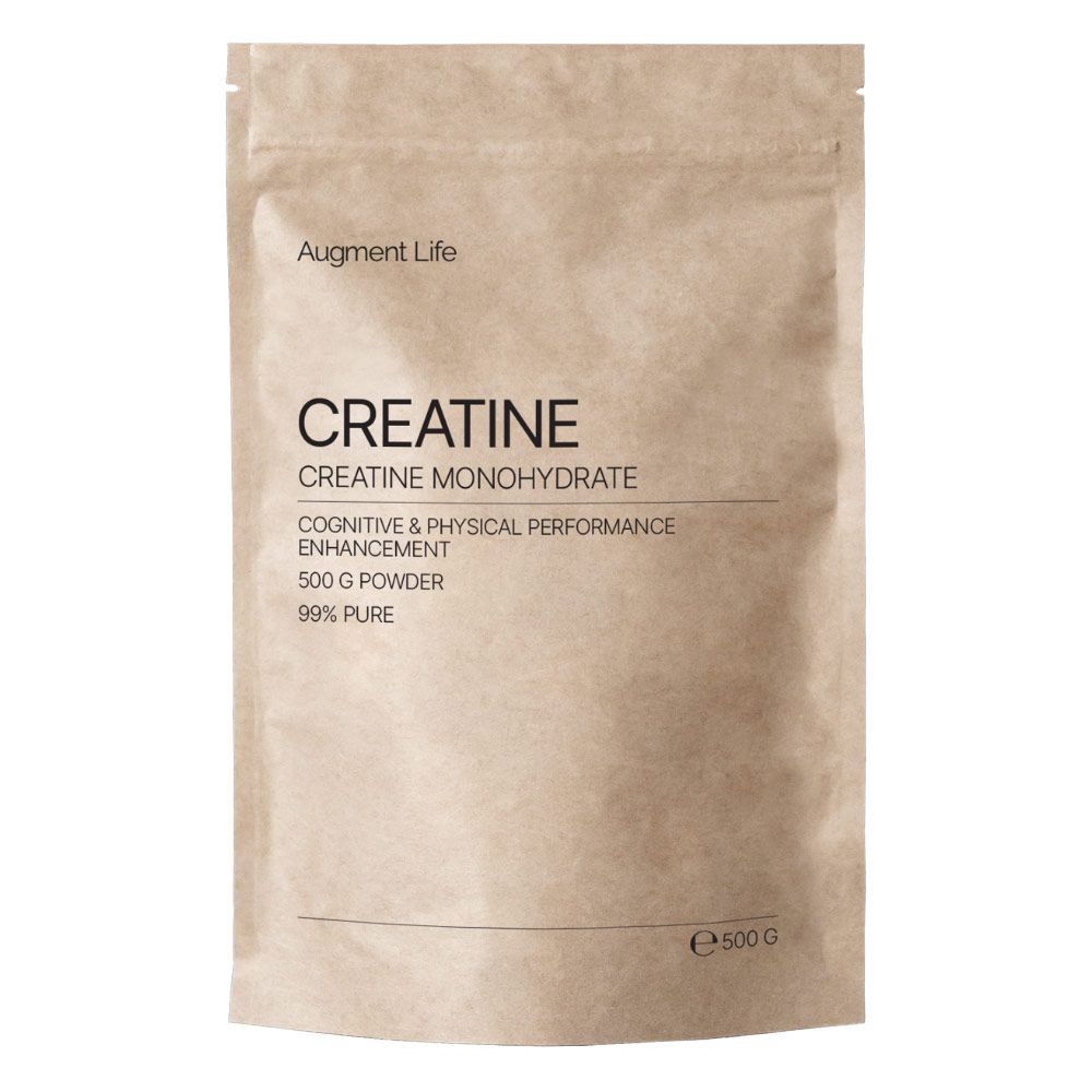Augment Life Kreatinpulver-Beutel, 500g, 99% rein.