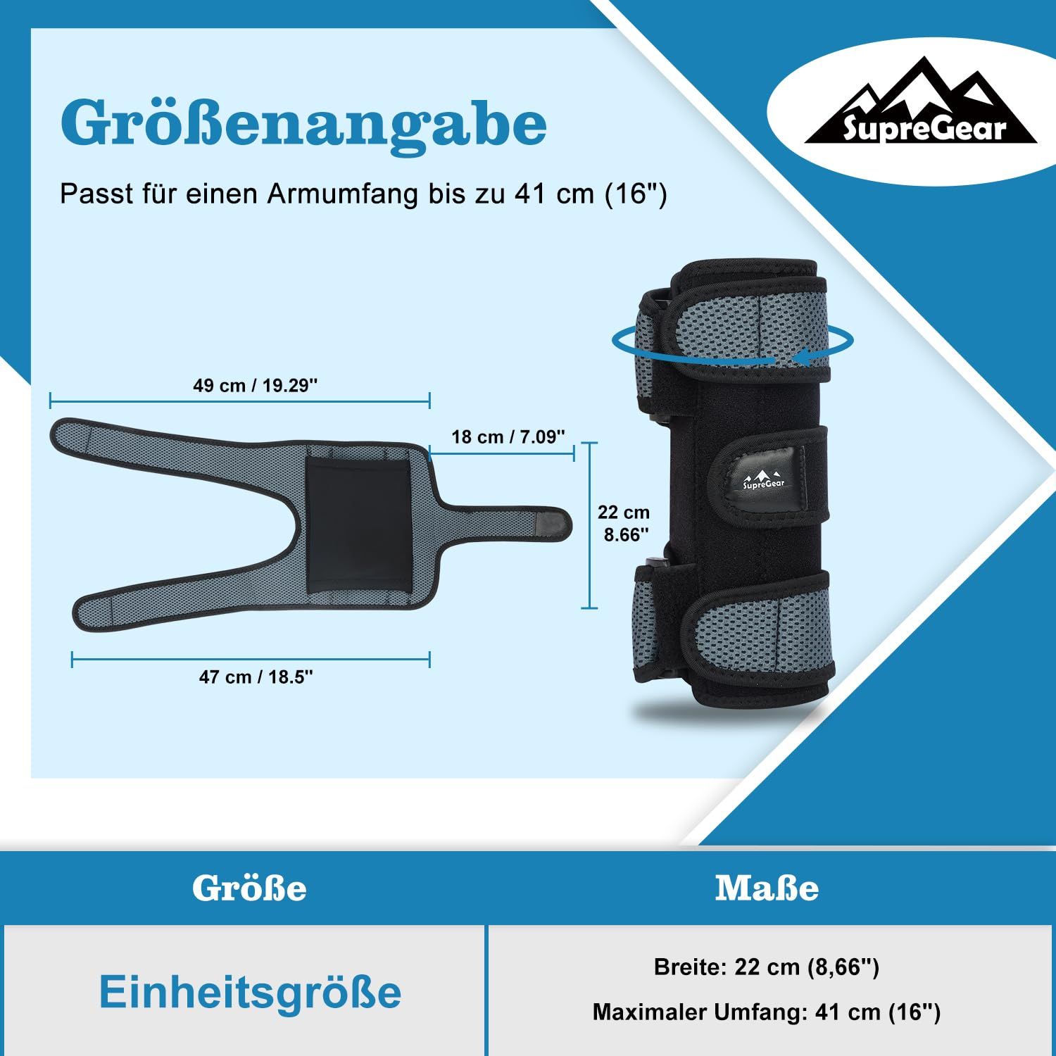 Schultergurt mit integrierten Taschen für Handy, Geldbörse, Schlüssel. Marke: BraceUP.