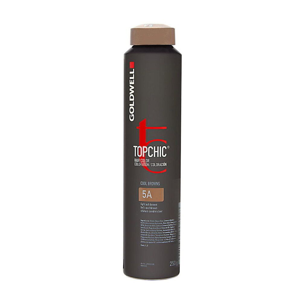 Goldwell, TopChic, permanente Haarfarbe, 5A Hellaschbraun