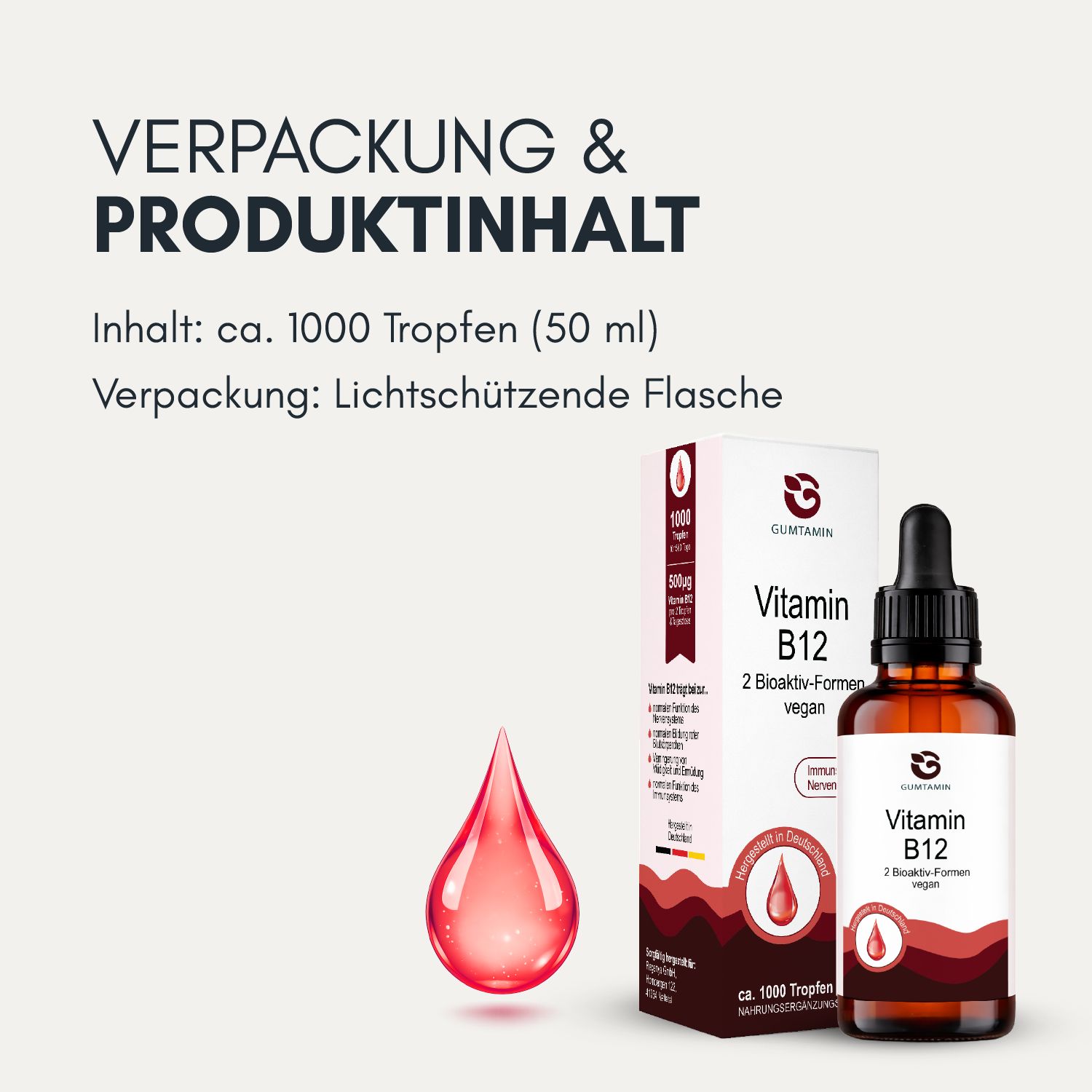 Gumtamin Vitamin B12 Tropfen