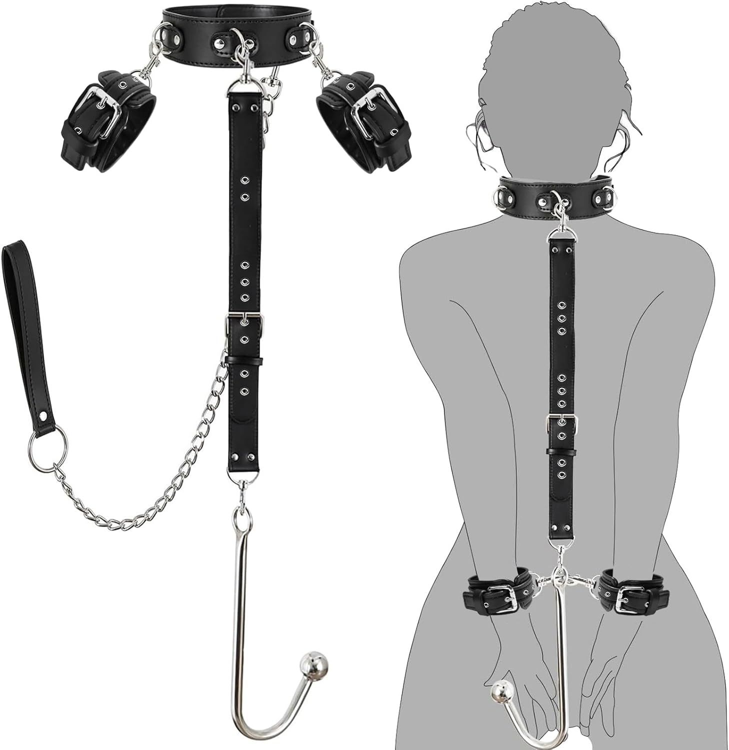 YICOCO BDSM Anal Hook Fesseln Kit Bondage-Set