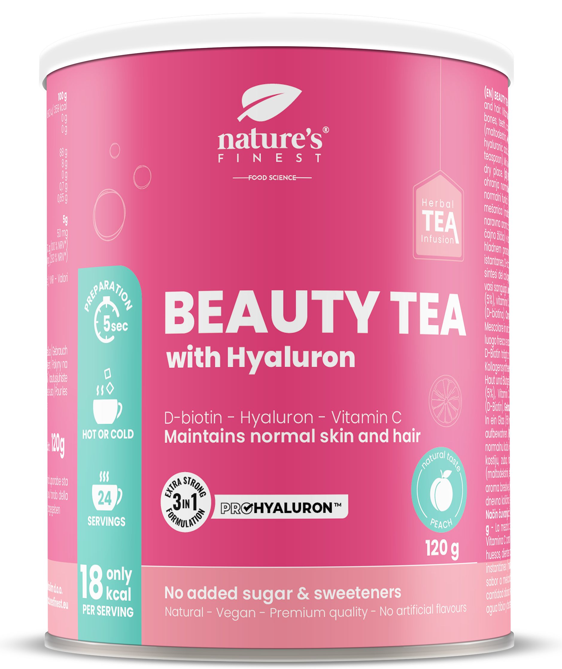 Nature’s Finest – Beauty Tee mit Hyaluron