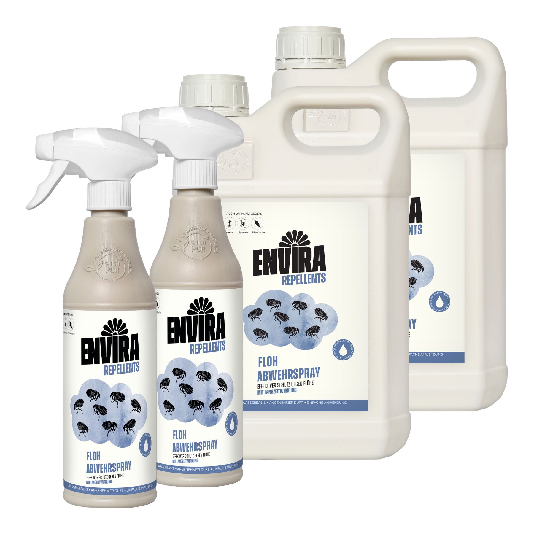 Envira Flohspray mit Nachfüllpack