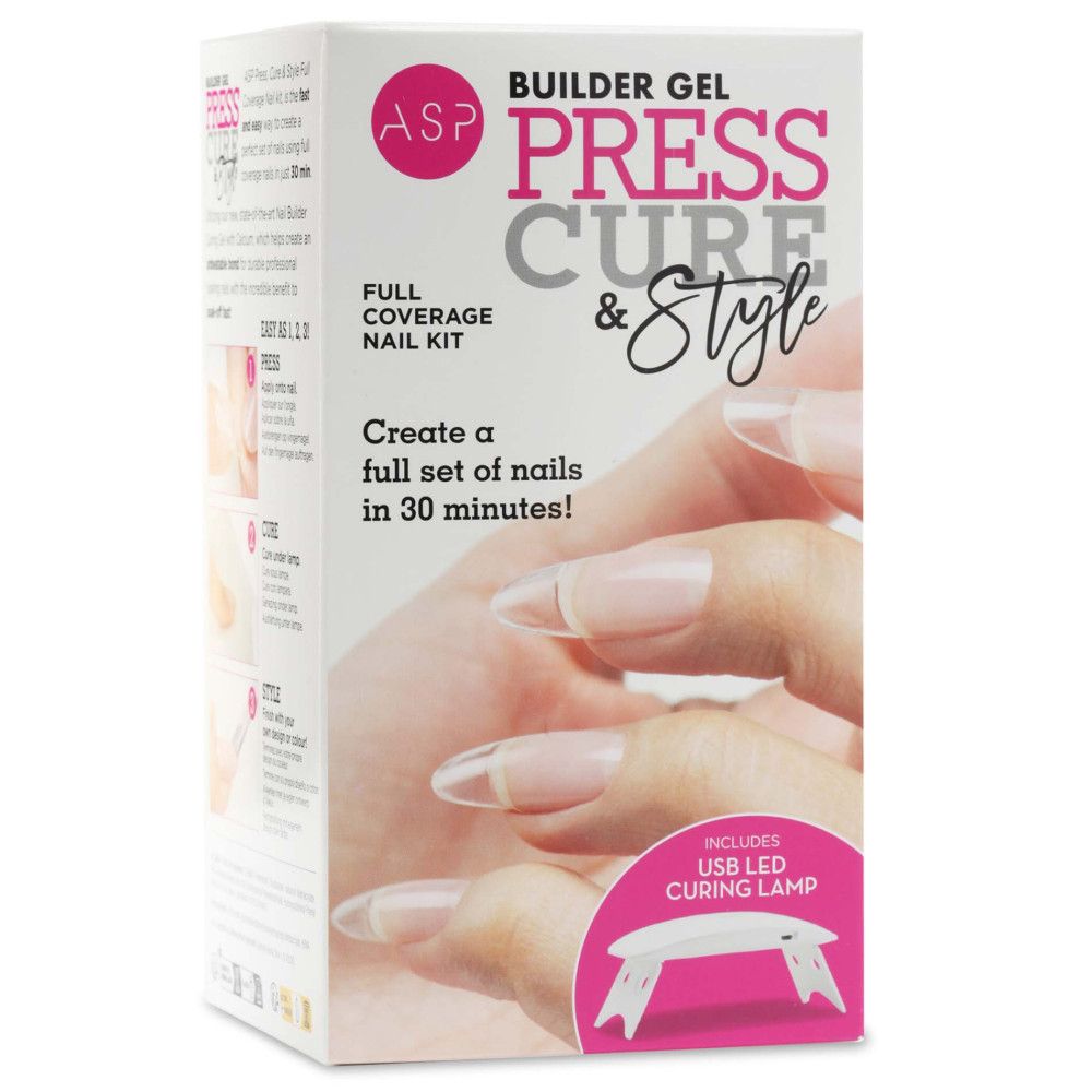 ASP - Builder Gel Press Cure & Style Trocknungsset