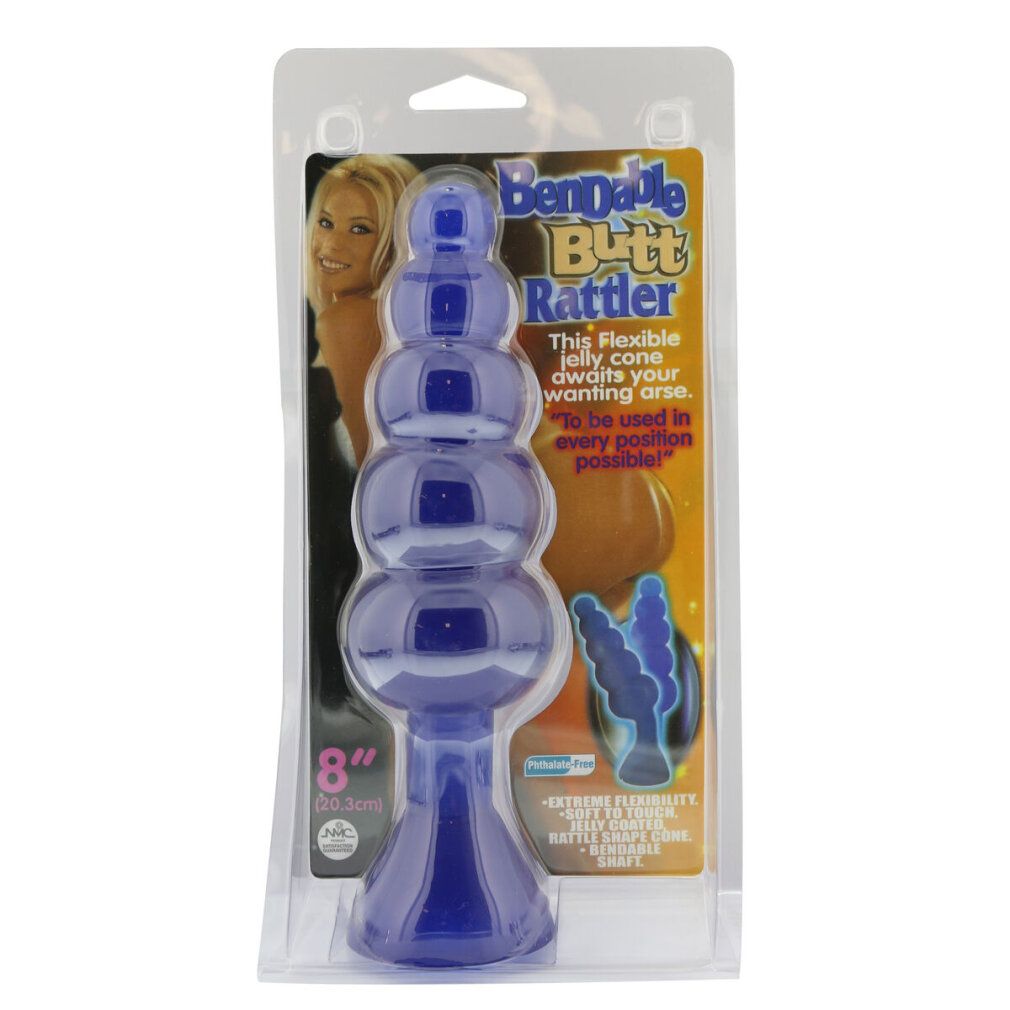 Plug Anal nmc bendable butt rattler Blau