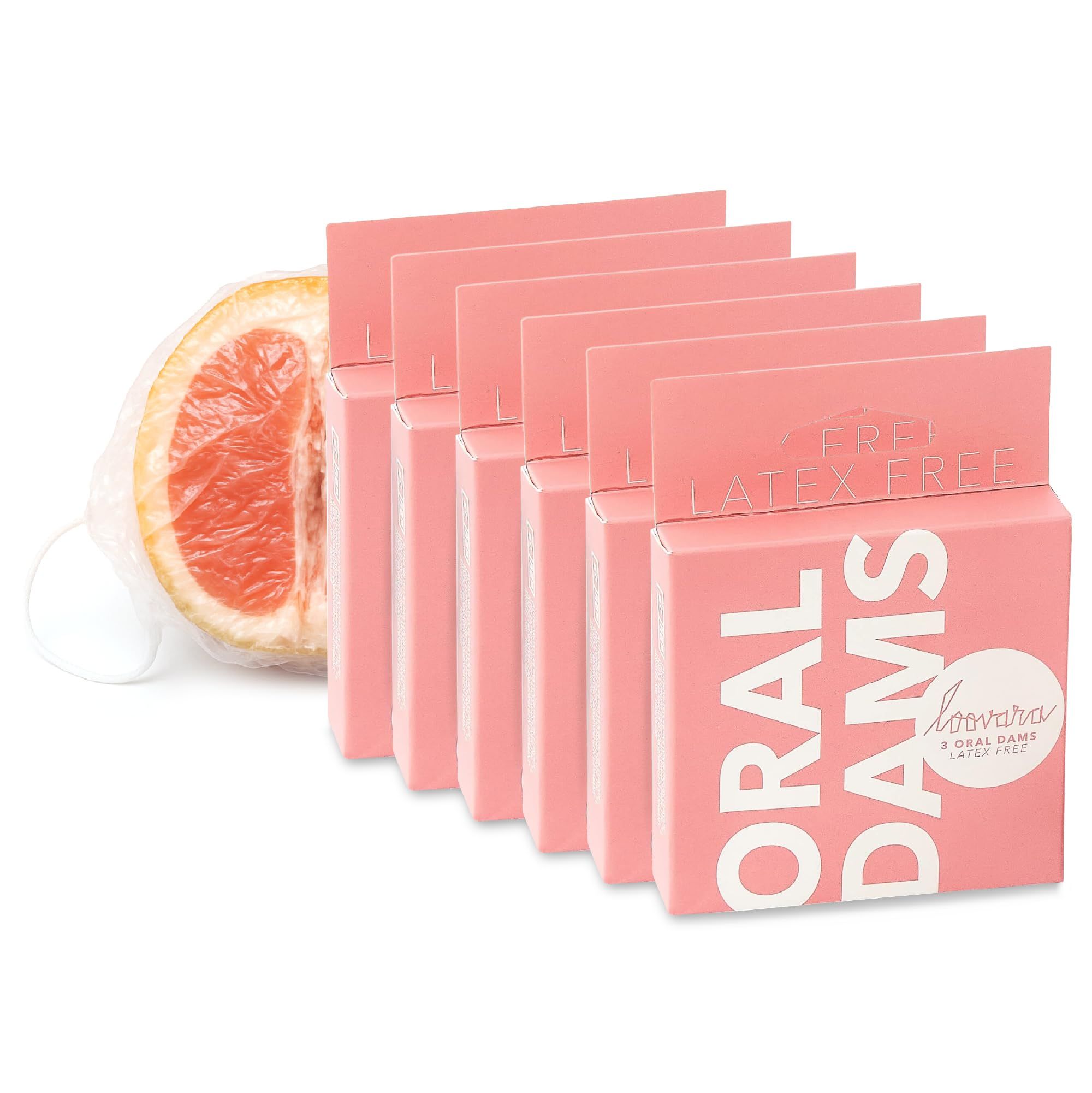Loovara Oraltücher Lecktücher, - Sparset 6x3 - Oral Dams Latex Free - Schutztücher ultra-dünn und N
