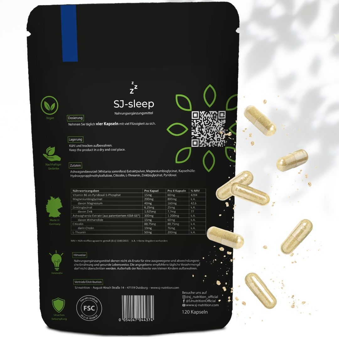 SJ-nutrition® SJ-sleep - besser Schlafen