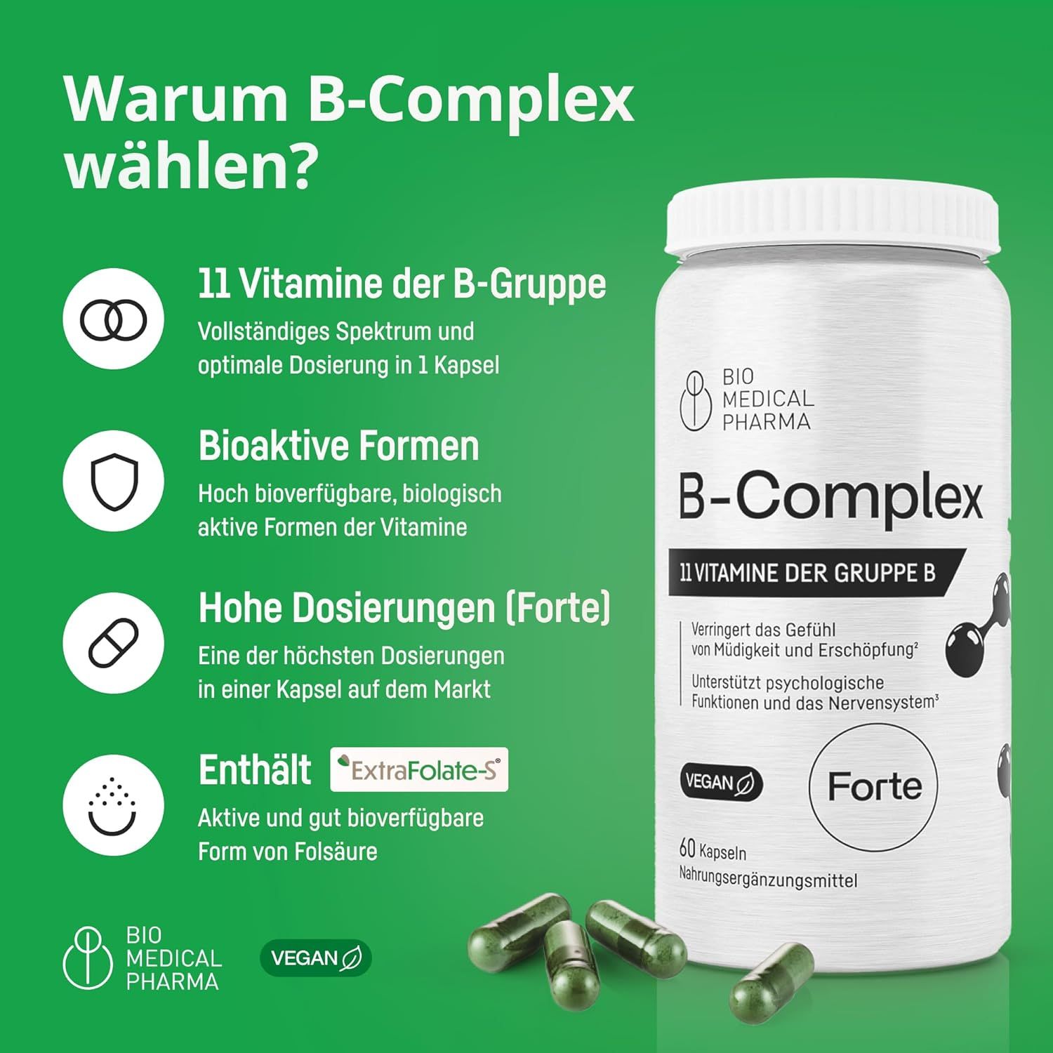 Bio Medical Pharma Vitamin B Komplex Kapseln