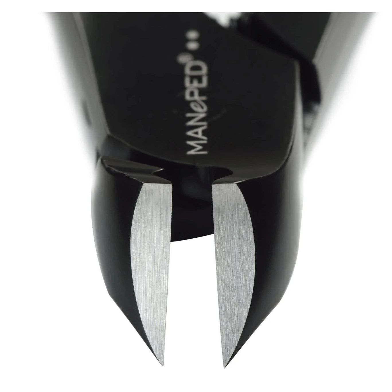 Nahaufnahme des Nagelknipsers. Sichtbar: MANePED. Schneidkanten.