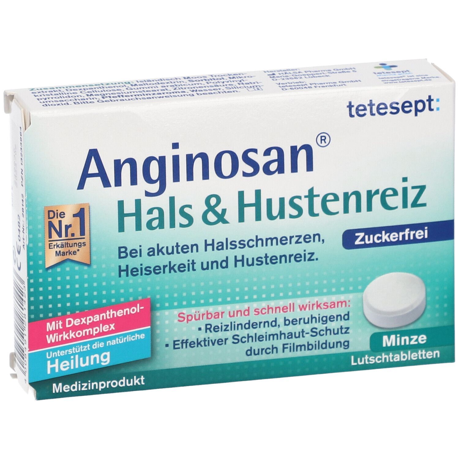 tetesept® Anginosan Hals & Hustenreiz