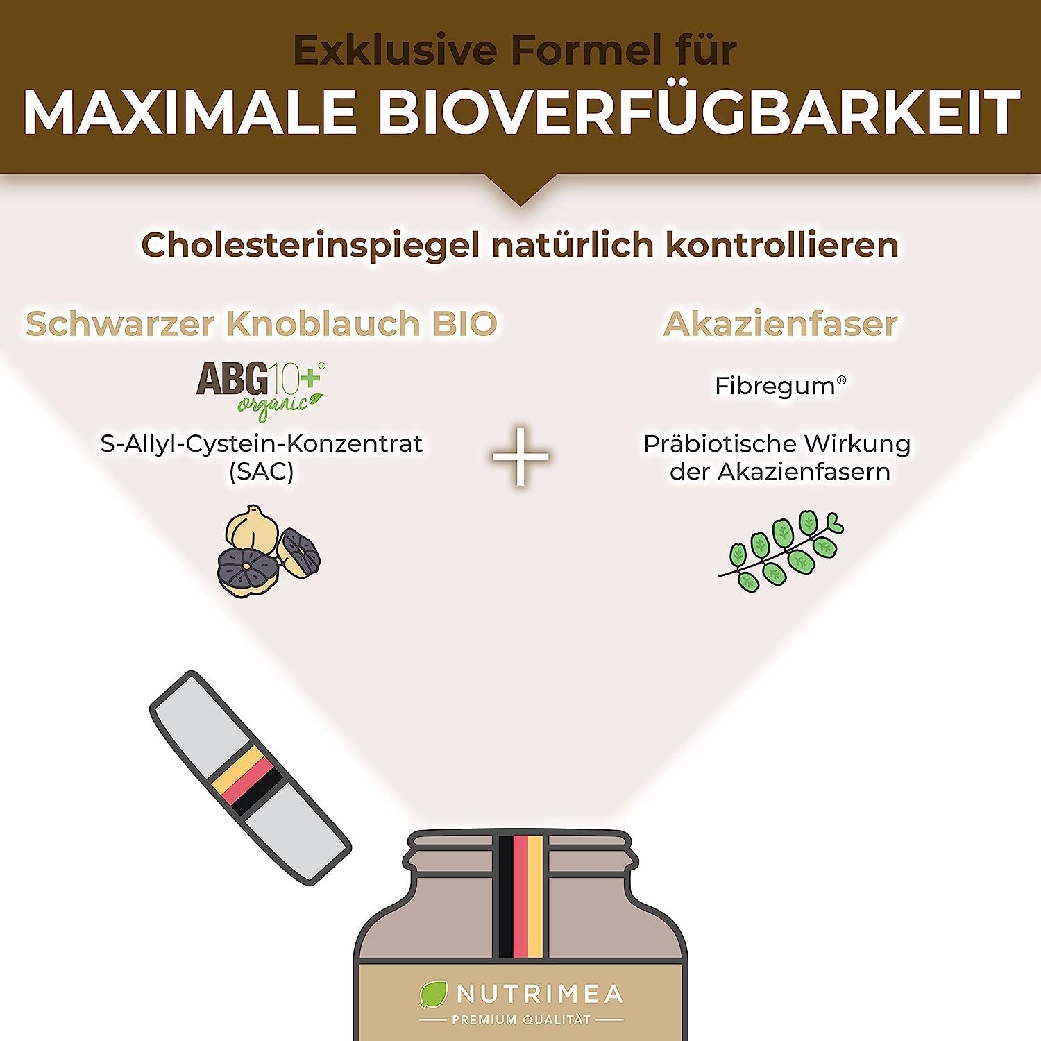 Nutrimea Schwarzer Knoblauch BIO | Knoblauchextrakt