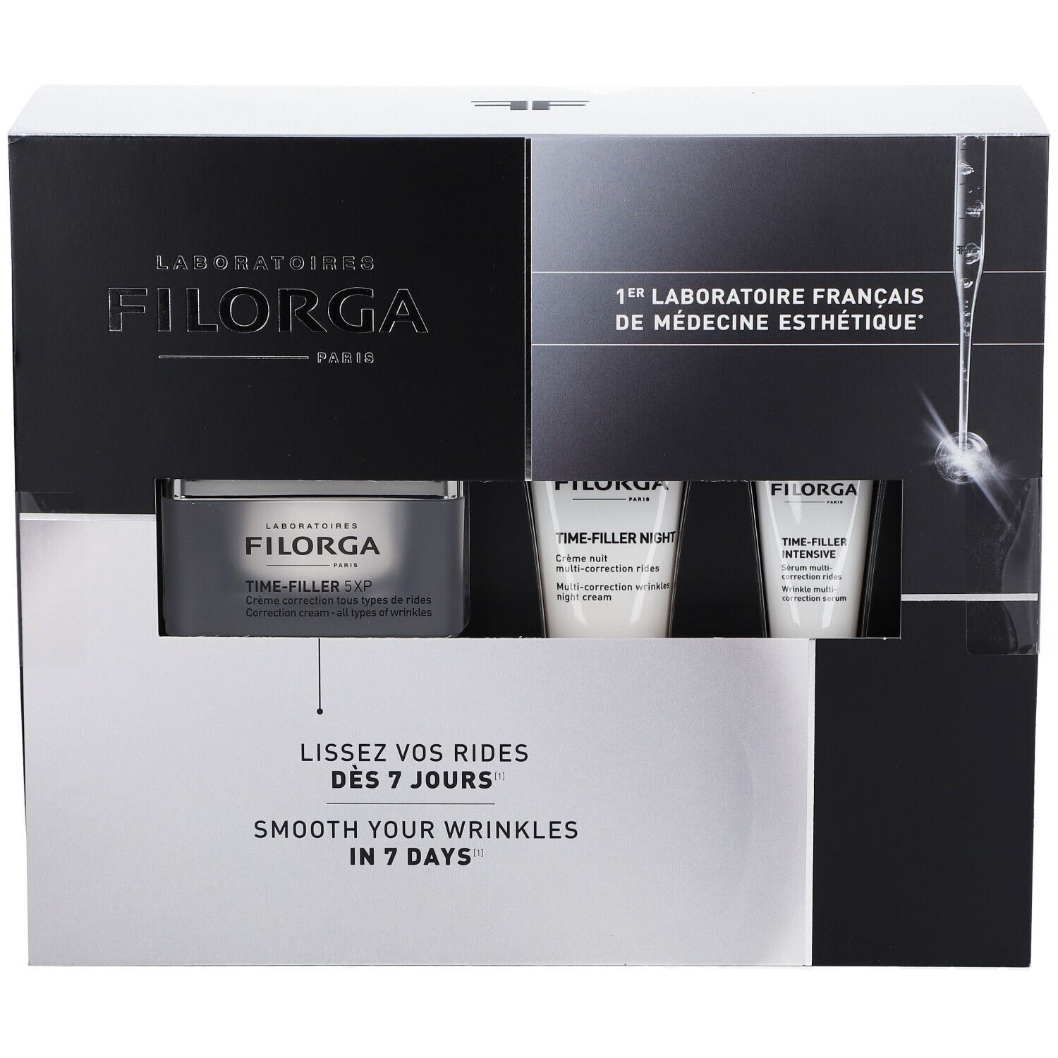 LABORATOIRES FILORGA Coffret Glätten Sie Ihre Falten ab 7 Tagen