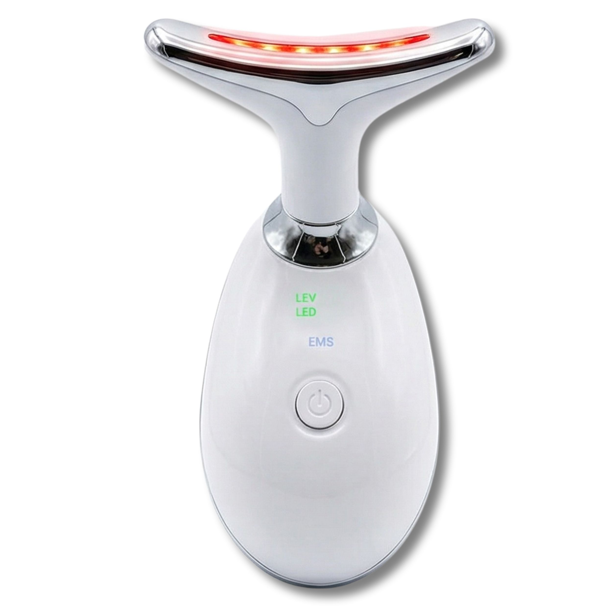EMS- & LED-Gesichtsreinigungsgerät – Positive/Negative Ionen, Anti-Aging, Straffend & Wärme