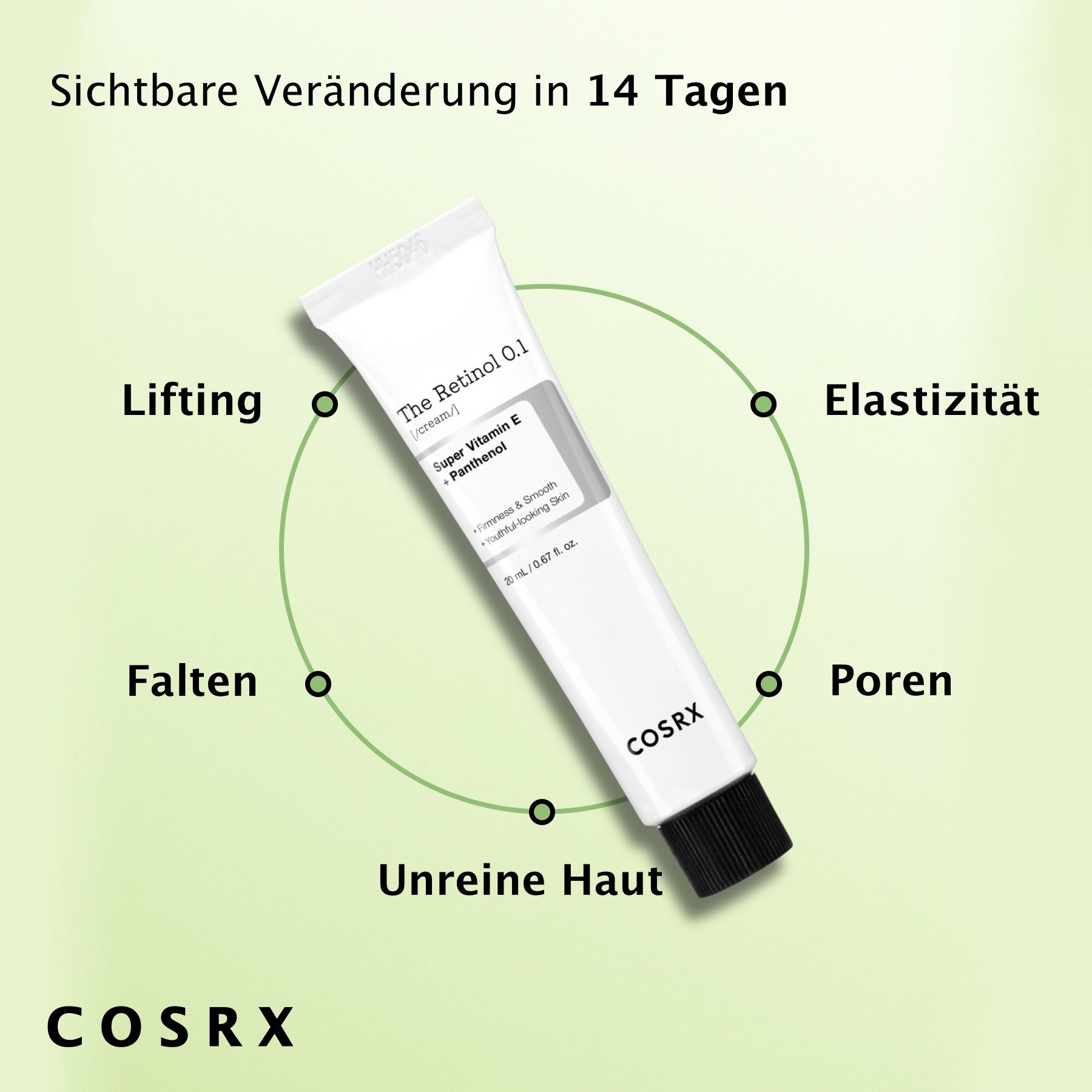 COSRX The Retinol 0.1 Gesichtscreme Anti-Falten mit Hyaluronsäure