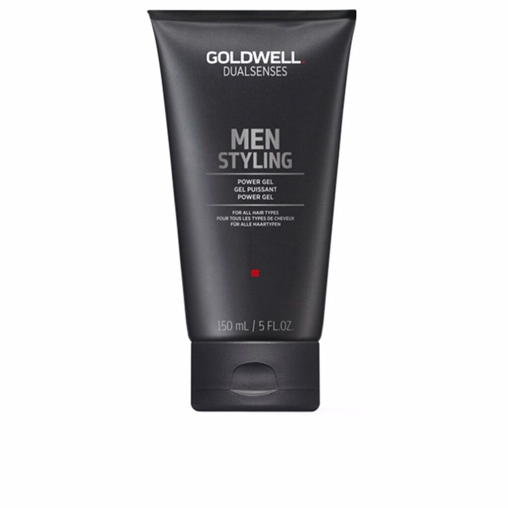 Schwarze Tube Goldwell Dualsenses Power Gel für Männer. Text: Men Styling, Power Gel. 150 ml/5 fl.oz.