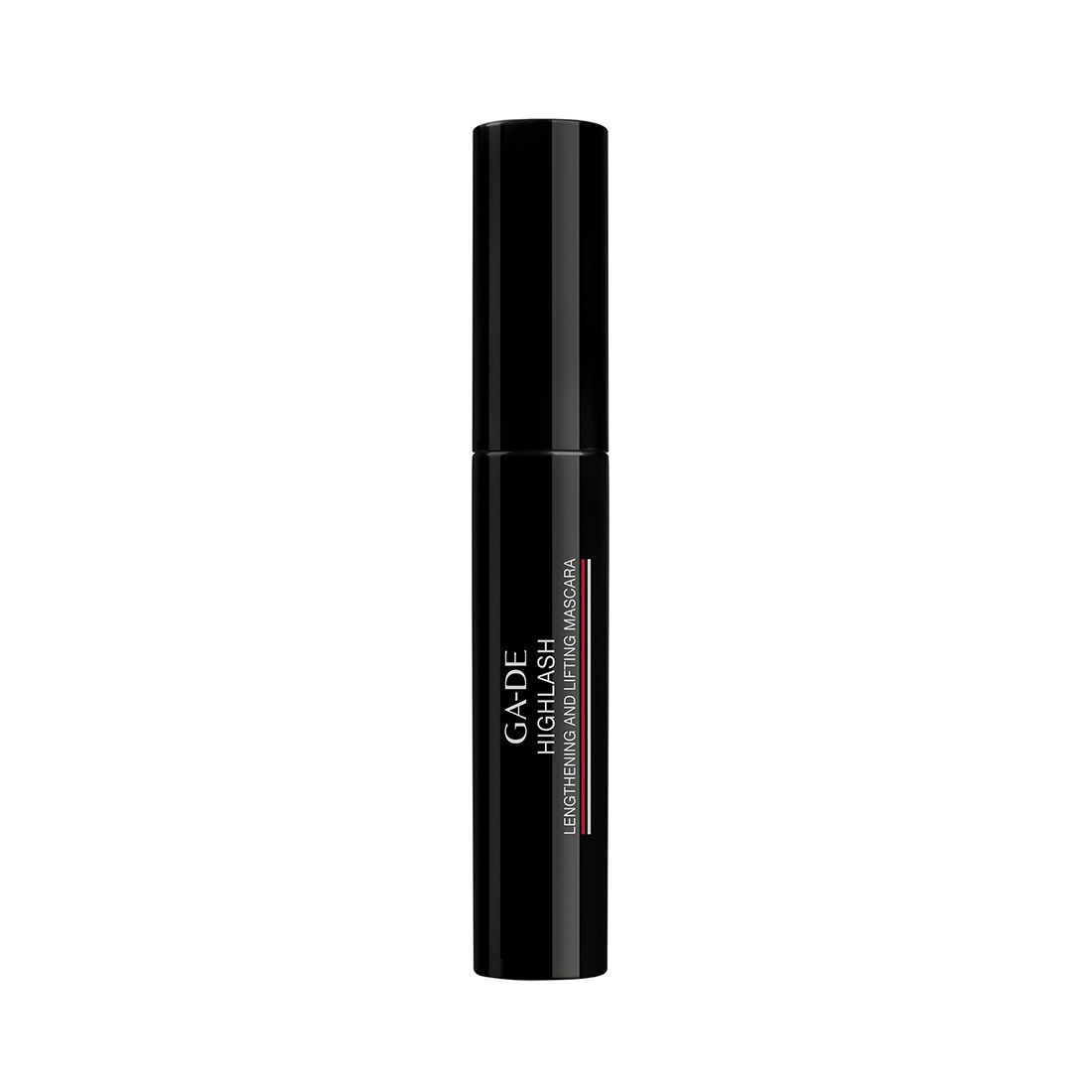 Schwarze Mascara-Tube. Aufschrift: GA-DE HIGHLASH LENGTHENING AND LIFTING MASCARA.