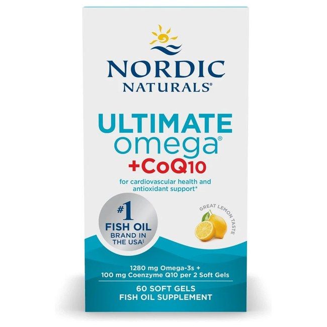 Nordic Naturals Ultimate Omega + CoQ10 - Zitronengeschmack