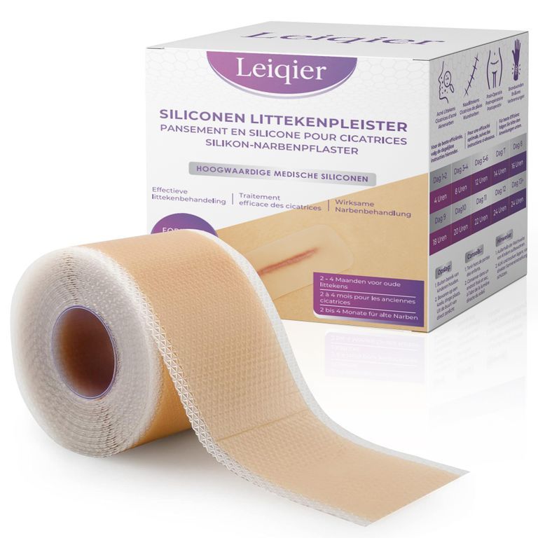 Leiqier Silikon-Narbenpflaster Rolle | Narbenpflege für alle Narbentypen